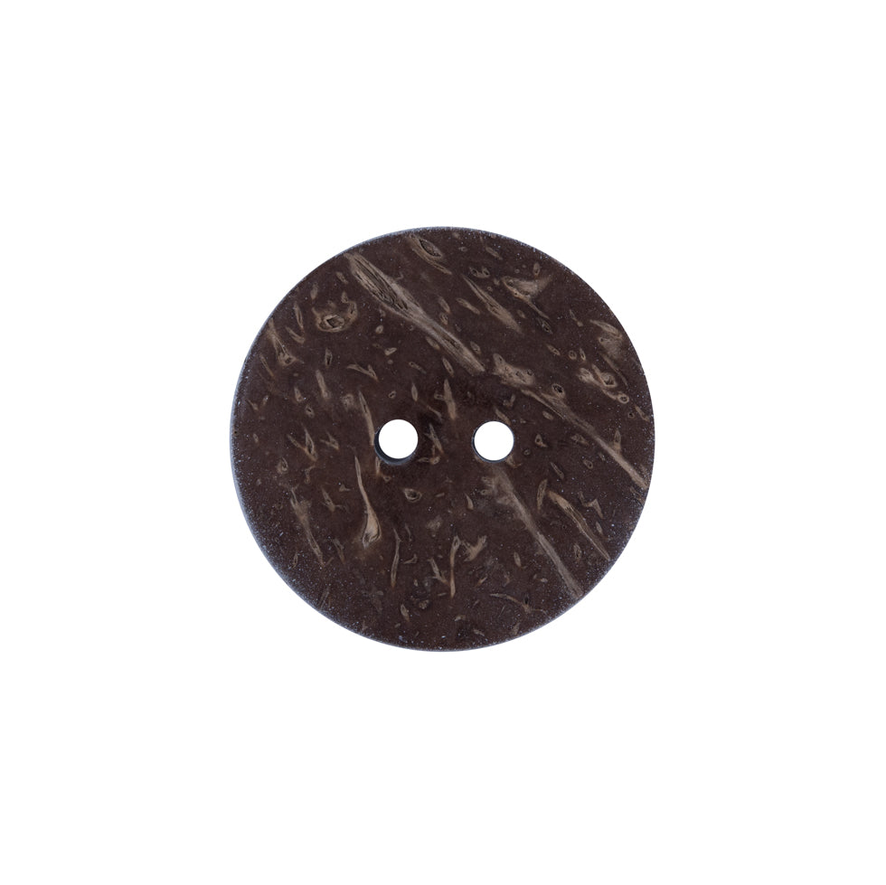 Italian Geometric Printed Coconut Button - 32L/20mm Detail
