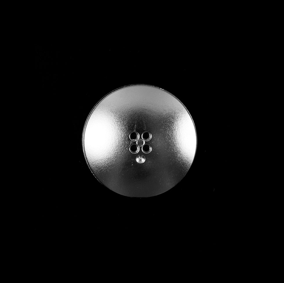 Italian Silver Plated Button - 24L/15mm - Detail