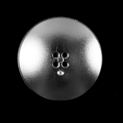 Italian Silver Plated Button - 44L/28mm - Detail
