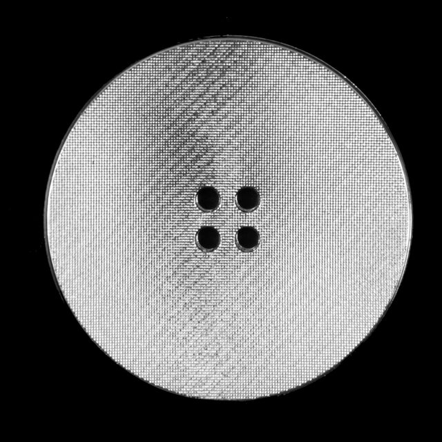Italian Silver Plated Button - 54L/34mm