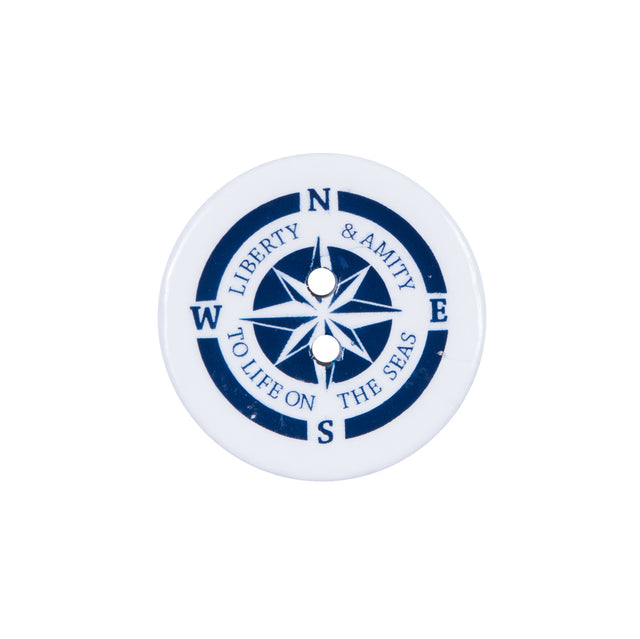Italian Nautical Coconut Button - 32L/20mm