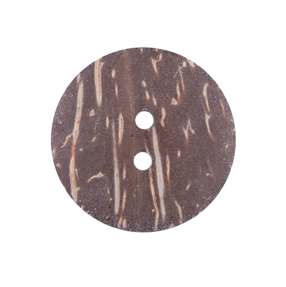 Italian Nautical Coconut Button - 40L/25mm - Detail