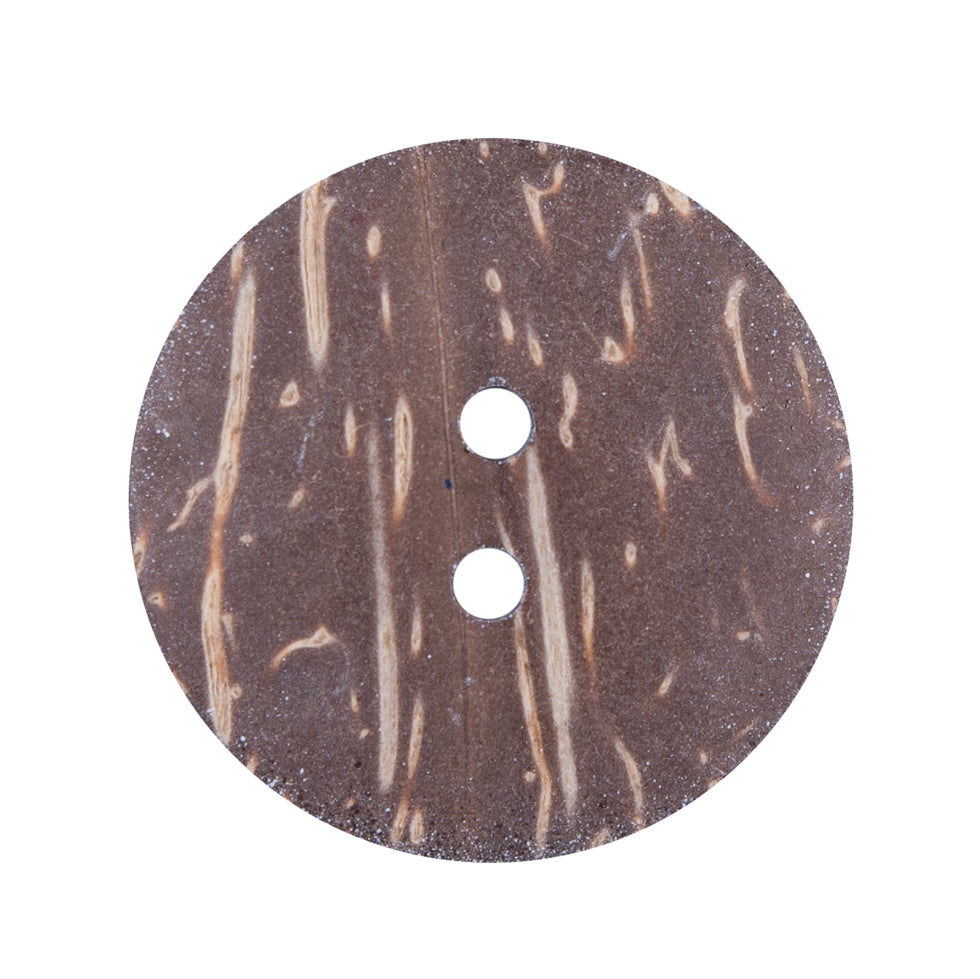 Italian Nautical Coconut Button - 48L/30.5mm Detail