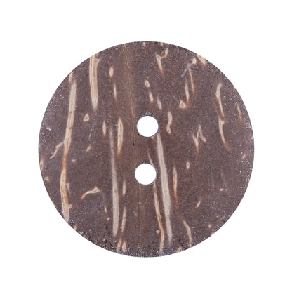 Italian Nautical Coconut Button - 48L/30.5mm Detail