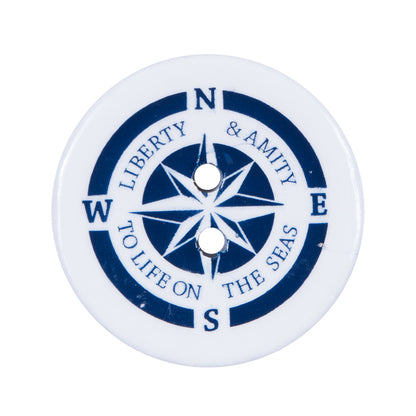 Italian Nautical Coconut Button - 48L/30.5mm