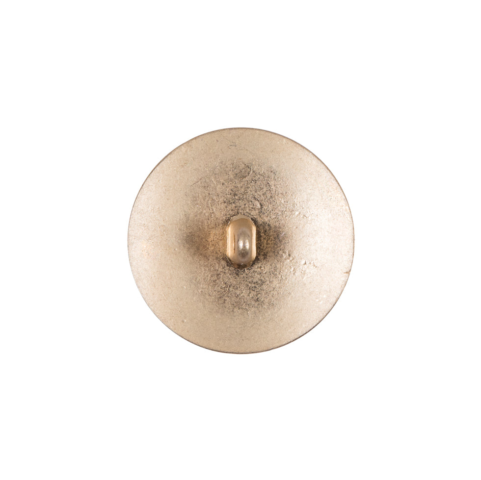 Gold Italian Crest Zamac Button - 32L/20mm Detail