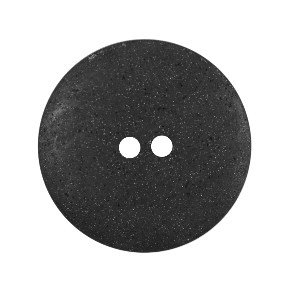 Italian Metallic Silver Lasered Button - 44L/28MM Detail