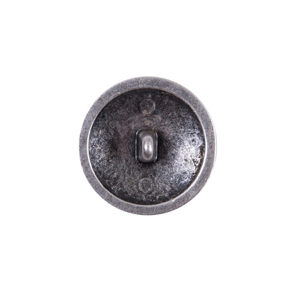 Italian Silver Zamac Button - 32L/20mm Detail