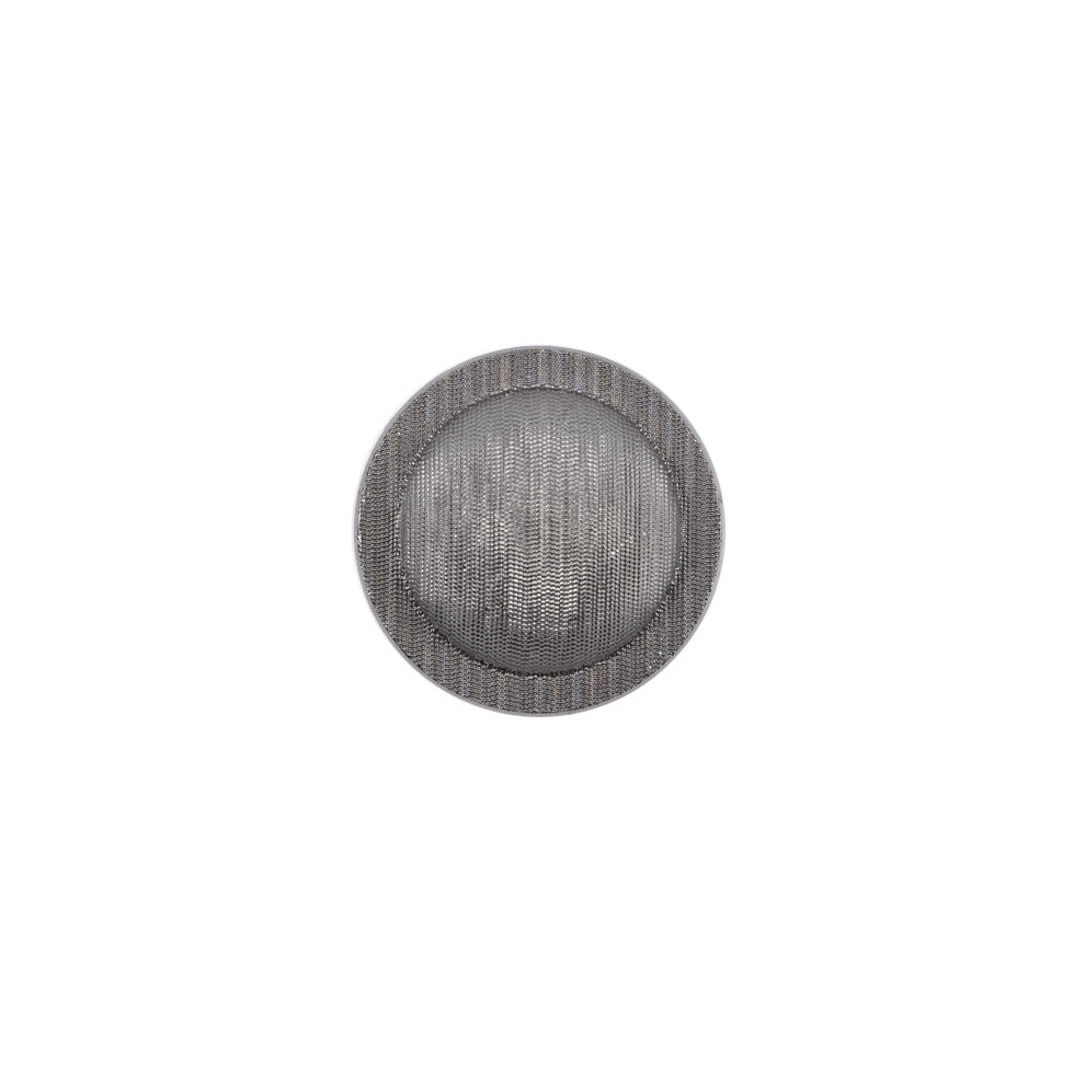 Italian Silver Plated Shank-Back Button - 20L/13mm