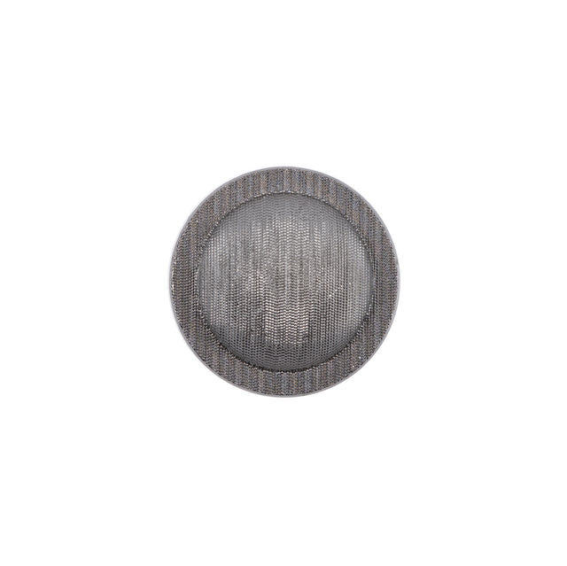 Italian Silver Plated Shank-Back Button - 24L/15mm