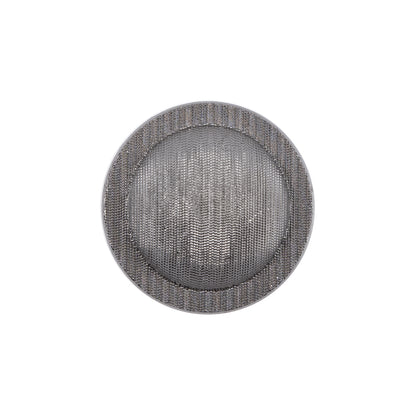 Italian Silver Plated Shank-Back Button - 36L/23mm