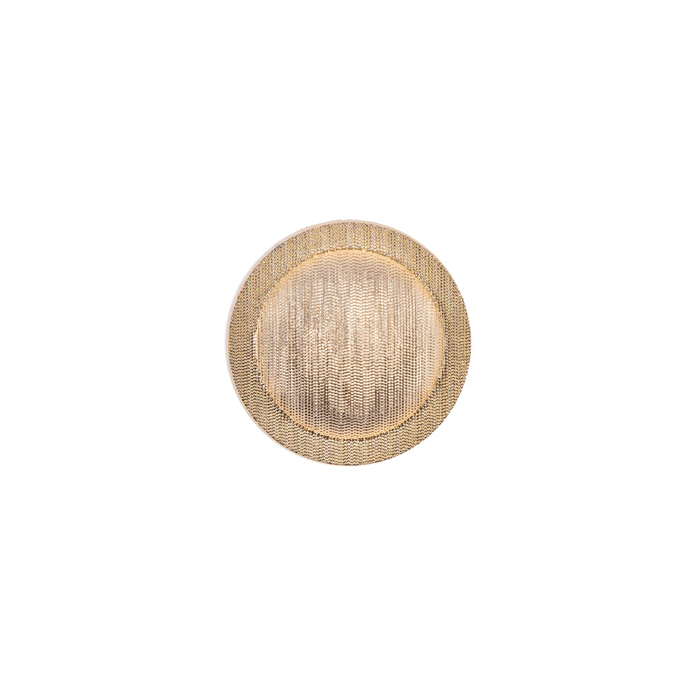Italian Gold Plated Shank-Back Button - 20L/13mm