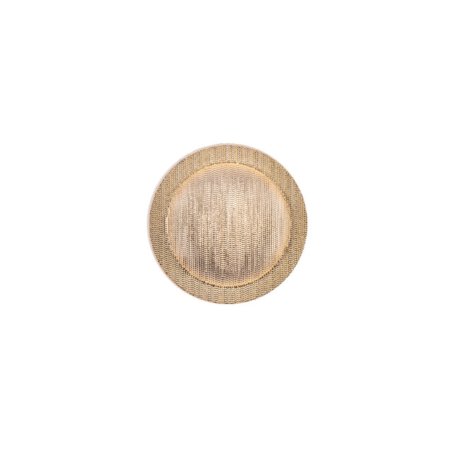 Italian Gold Plated Shank-Back Button - 20L/13mm