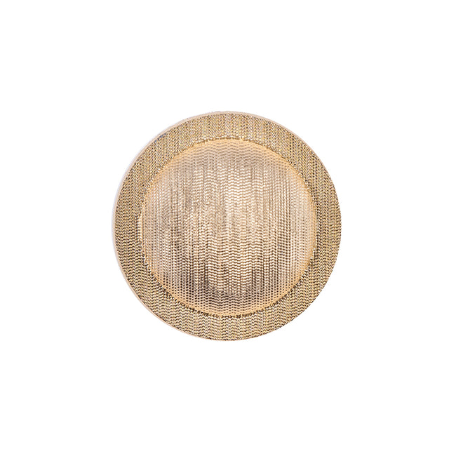 Italian Gold Plated Shank-Back Button - 36L/23mm