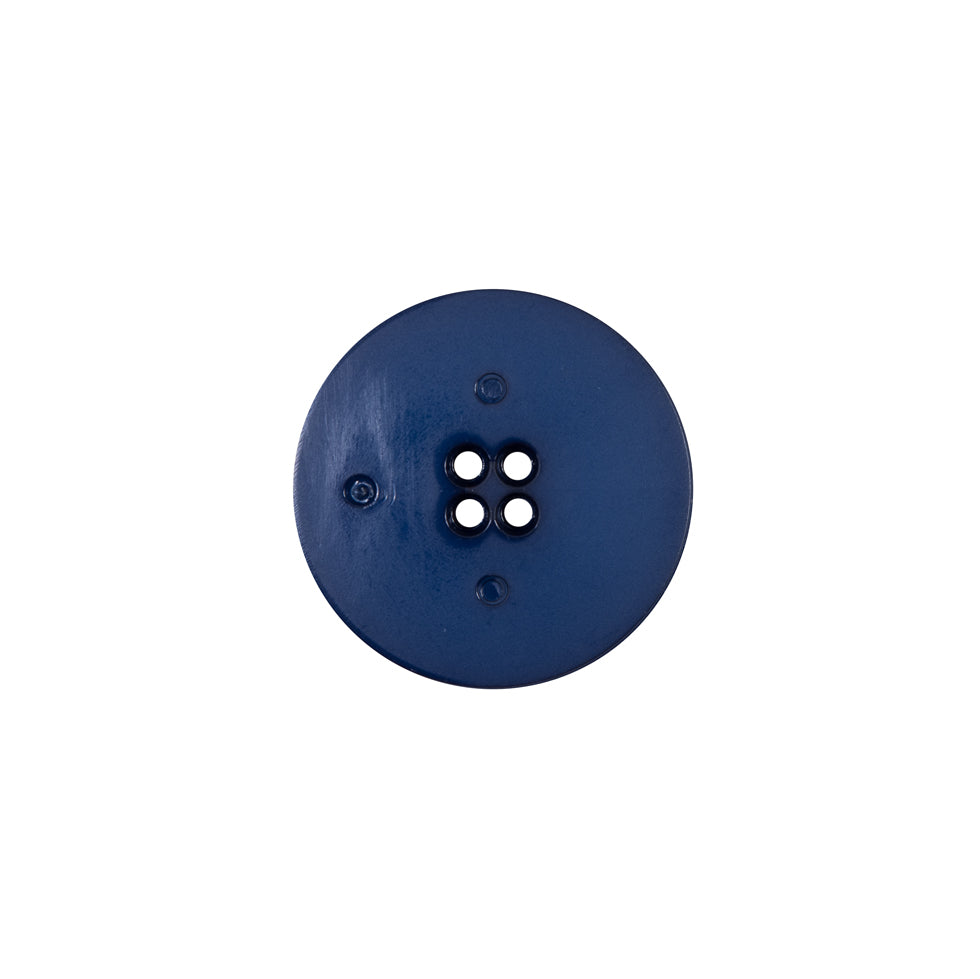 Italian Navy Textural Plastic Button - 24L/15mm - Detail