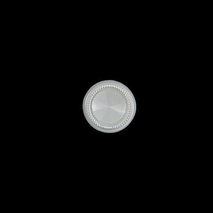 Italian Ivory Textured Shank-Back Button - 16L/10mm