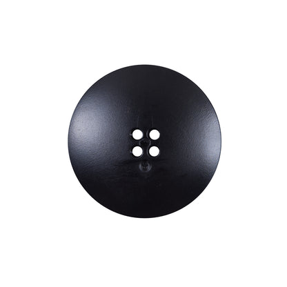 Italian Black Plated Button - 36L/23mm - Detail