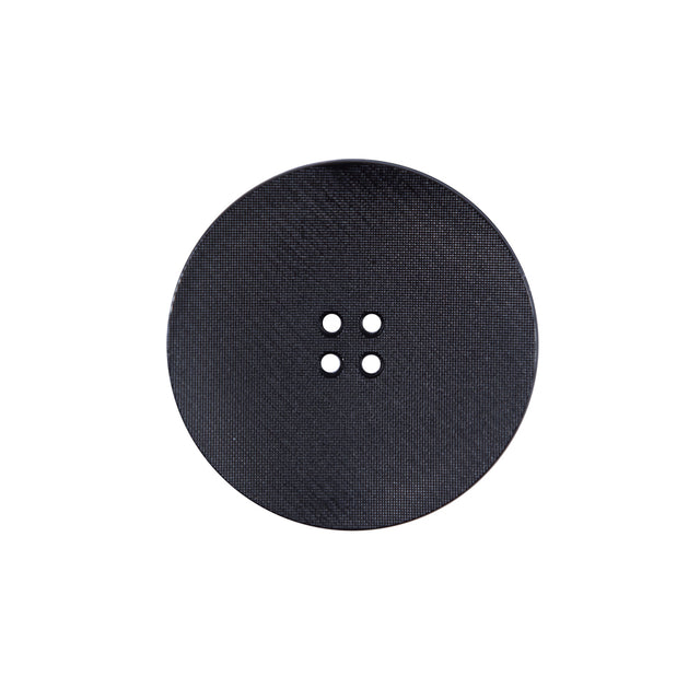 Italian Black Plated Button - 36L/23mm