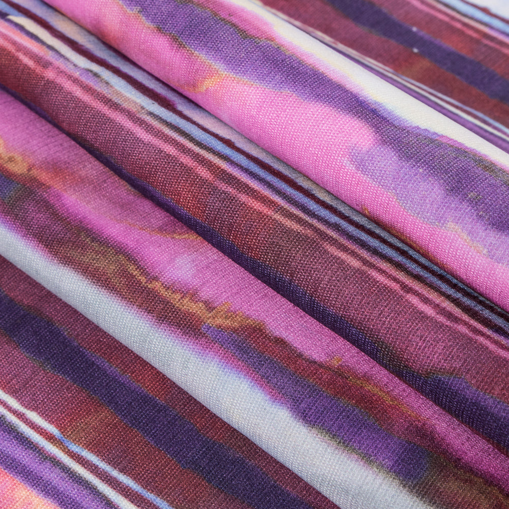 Sunset Watercolor Print on a Polyester Woven Folded