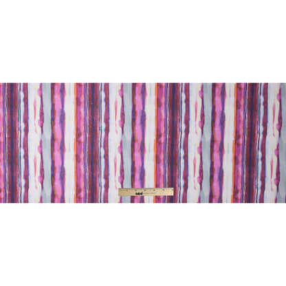 Sunset Watercolor Print on a Polyester Woven Full