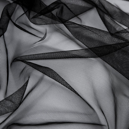 Soft Nylon Tulle - Black - Leonardo Collection