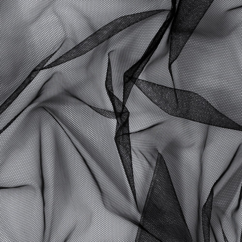 Leonardo Black Soft Nylon Tulle