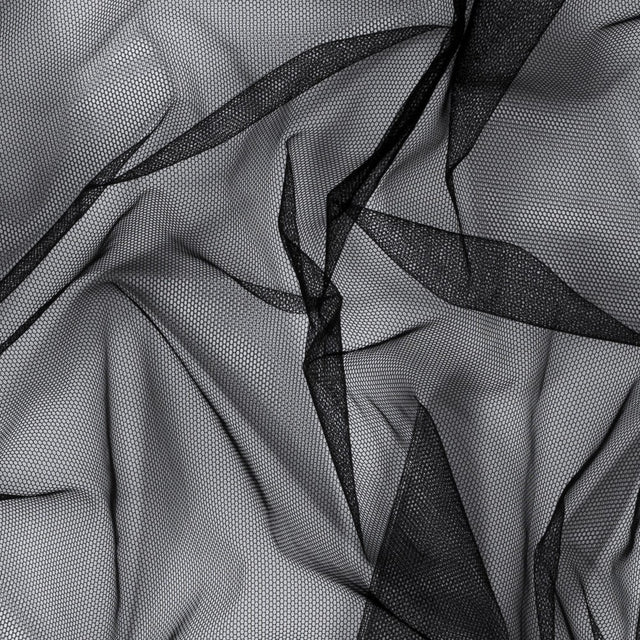 Leonardo Black Soft Nylon Tulle