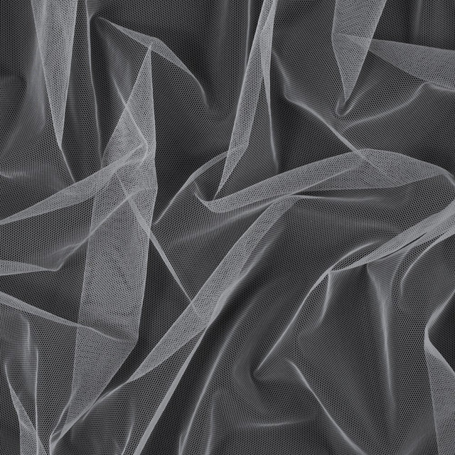 Soft Nylon Tulle - Light Silver - Leonardo Collection