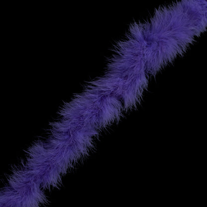 Purple Marabou Feather Scarf