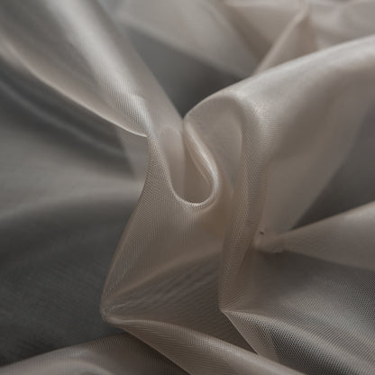 Light Peach Stiff Polyester Organdy - Full