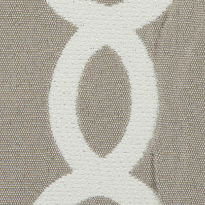 Stone and Off-White Classically Woven Twill Detail