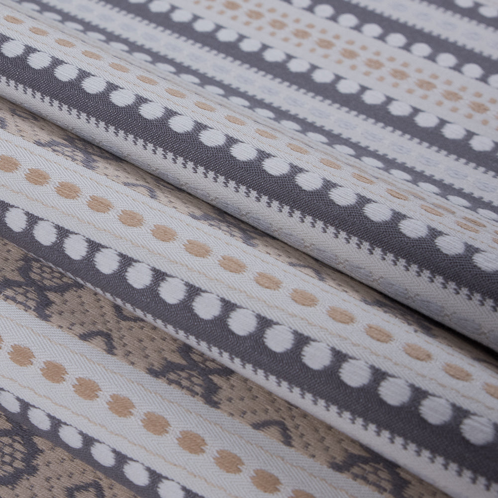 Dusk Tribal Striped Cotton Woven Folded