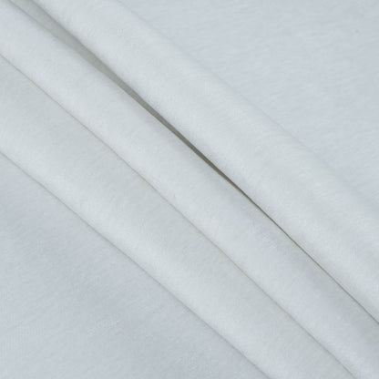 White Solid Chenille - Folded