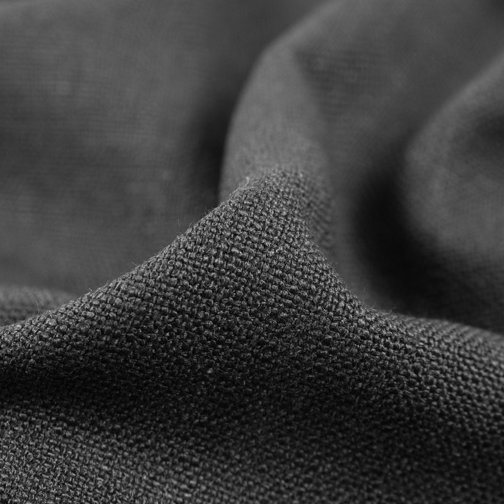 Ebony South Pacific Linen Blend - Detail