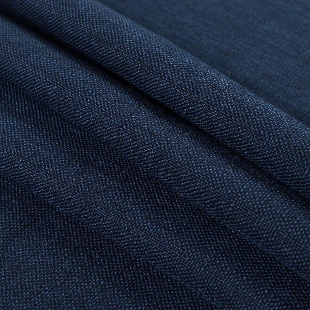 Indigo South Pacific Linen Blend - Folded