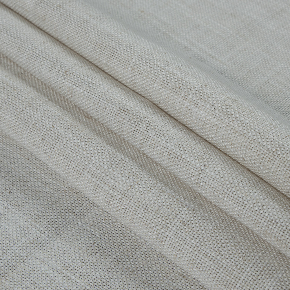 Cream South Pacific Linen Blend - Folded