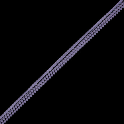 Lilac Two Row Mini Pom Pom Trim