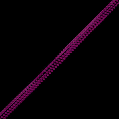Magenta Two Row Mini Pom Pom Trim