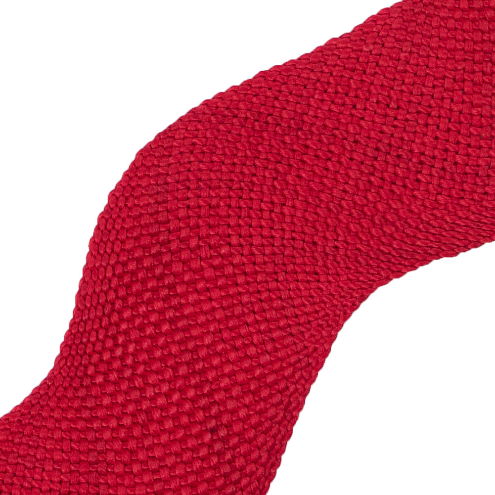Dark Red Woven Jumbo Ric Rac - 2 - Detail