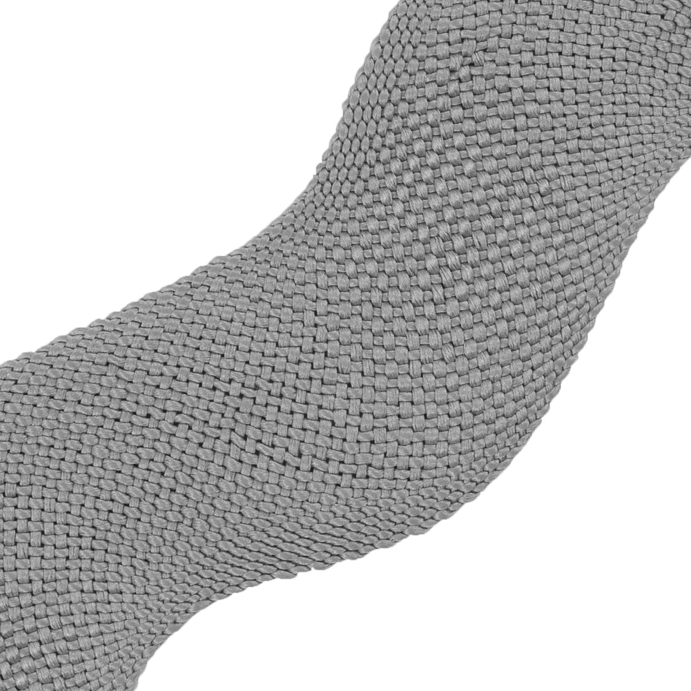 Silver Woven Jumbo Ric Rac - 2" Detail