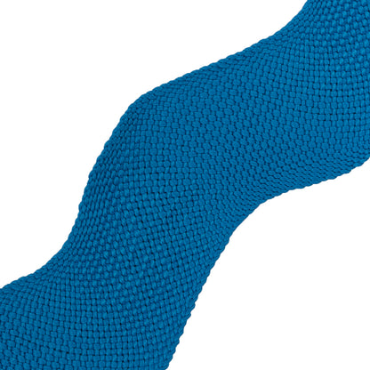 Bright Blue Woven Jumbo Ric Rac - 2" Detail