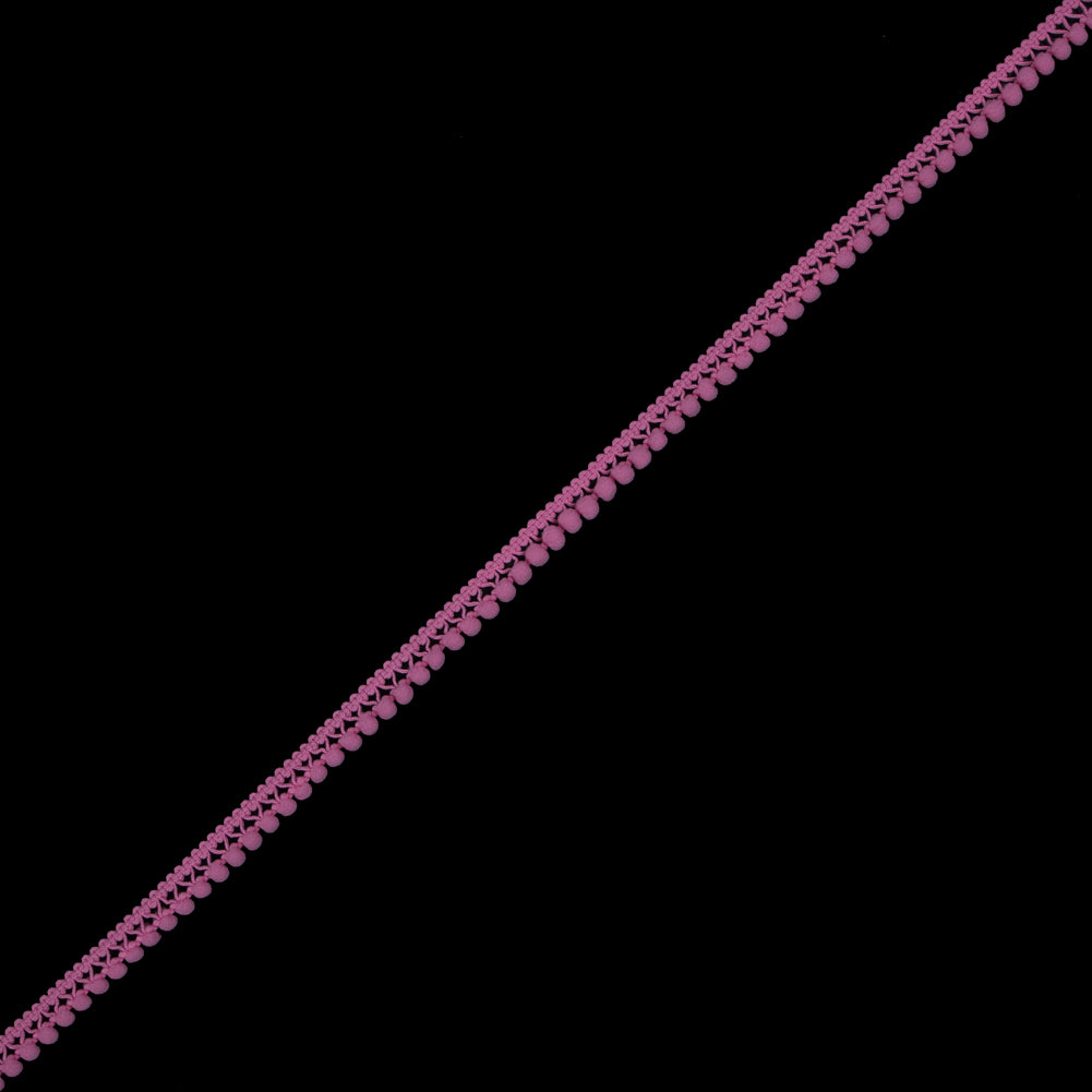 Pink Single Row Mini Pom Pom Trim