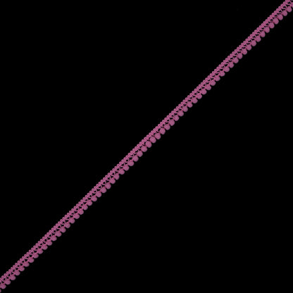 Pink Single Row Mini Pom Pom Trim