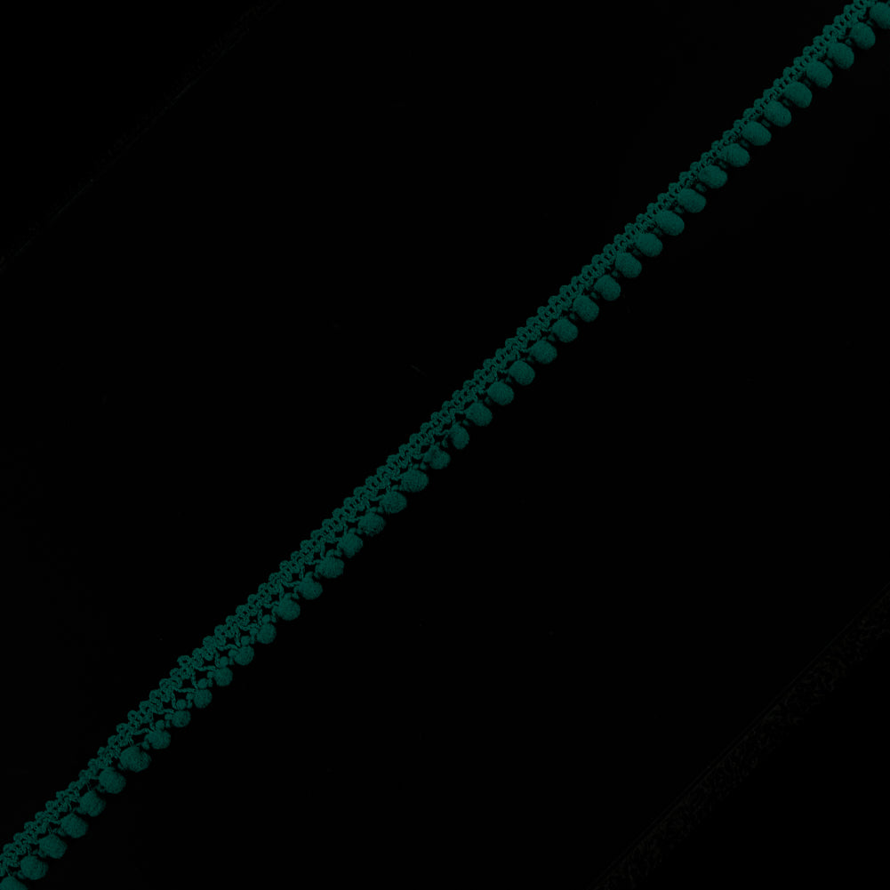 European Forest Single Row Mini Pom Pom Trim