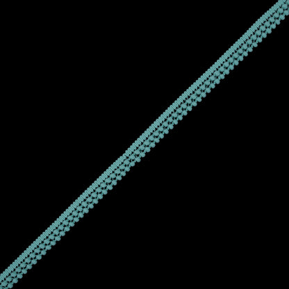 Seafoam Two Row Mini Pom Pom Trim