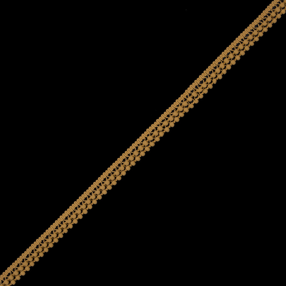 Mustard Two Row Mini Pom Pom Trim