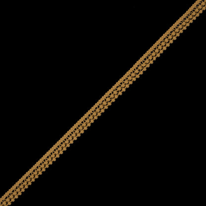 Mustard Two Row Mini Pom Pom Trim