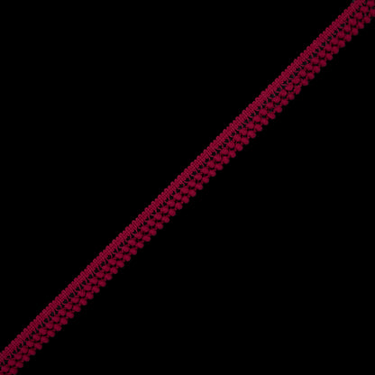 Apple Red Two Row Mini Pom Pom Trim