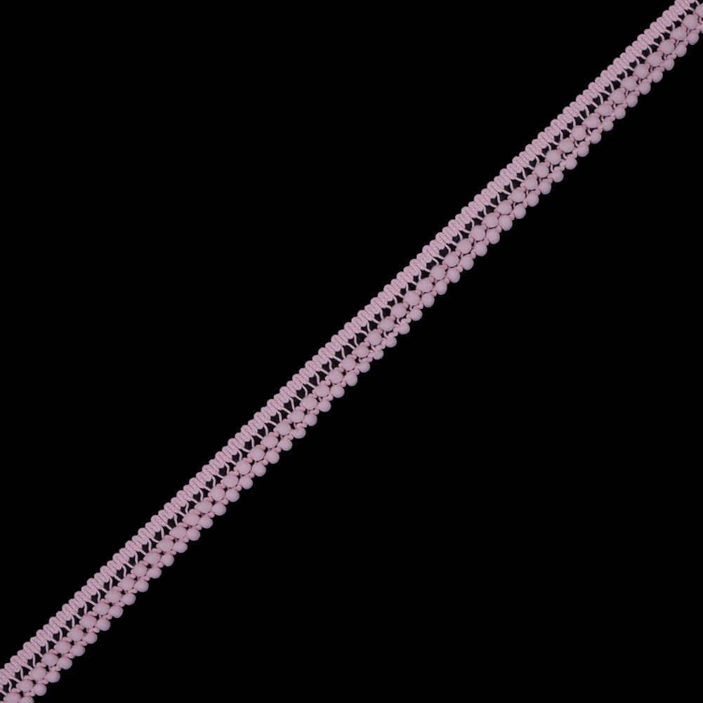 Baby Pink Two Row Mini Pom Pom Trim