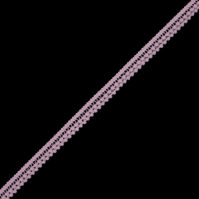 Baby Pink Two Row Mini Pom Pom Trim